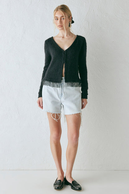 Edie Knit Cardigan Black