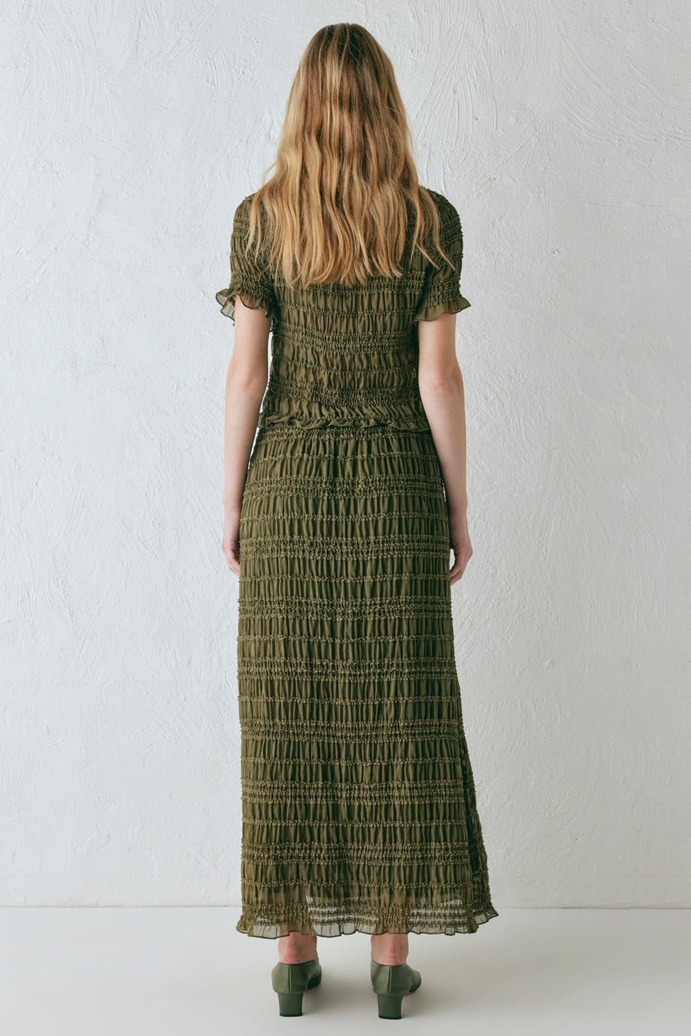 Mia Midi Skirt Khaki