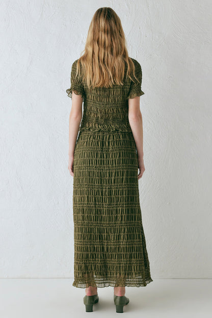 Mia Midi Skirt Khaki