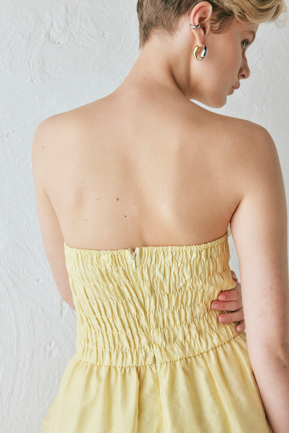 Paloma Mini Dress Lemon