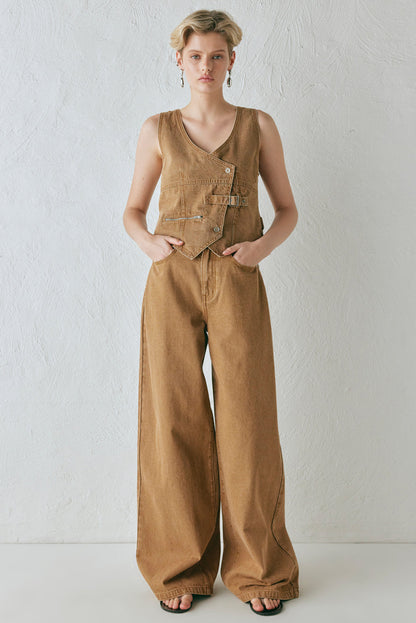 Aston Denim Jeans Tan