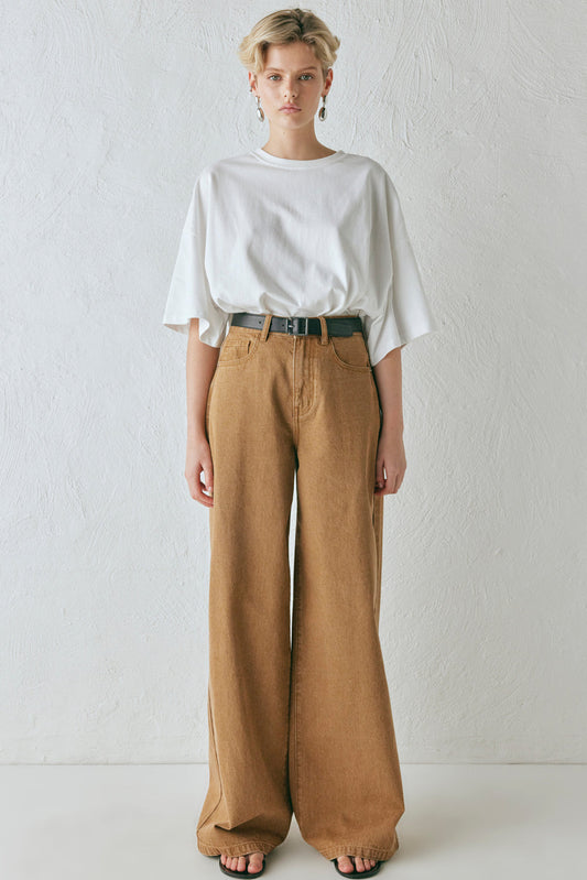 Aston Denim Jeans Tan