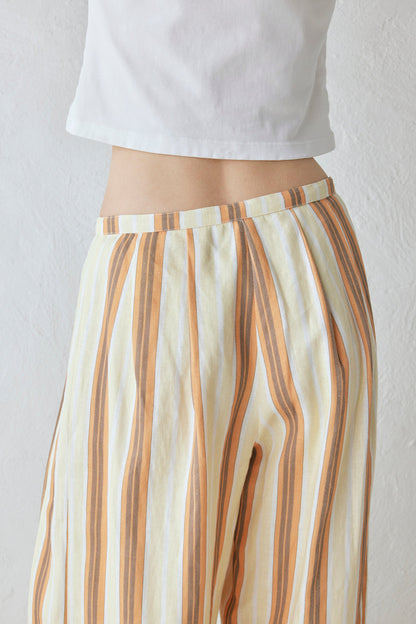 Luca Linen Pants Stripe