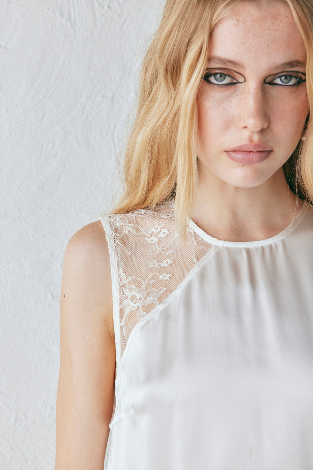 Dorit Lace Maxi Dress White