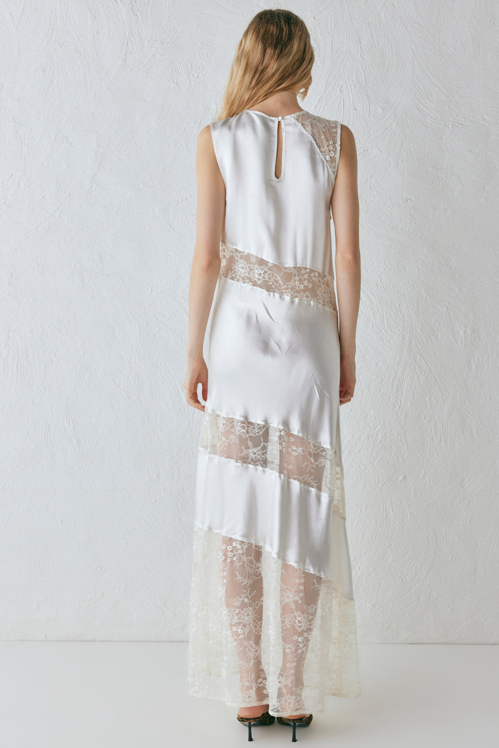 Dorit Lace Maxi Dress White