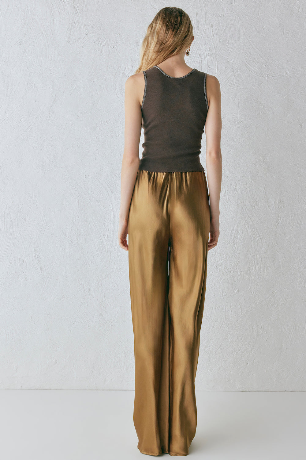 Rae Satin Pants Copper
