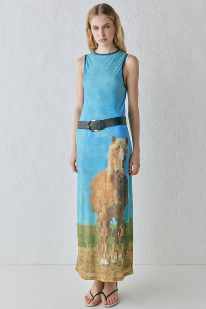 Alexia Maxi Dress Horse