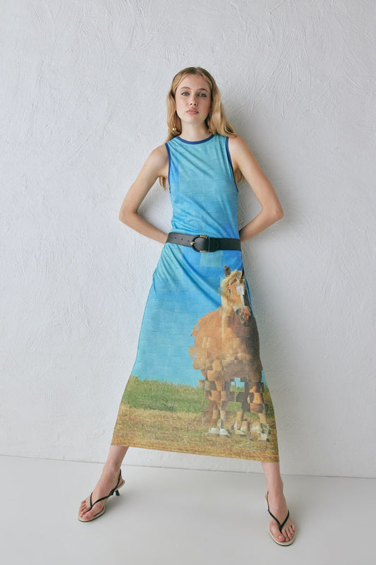 Alexia Maxi Dress Horse