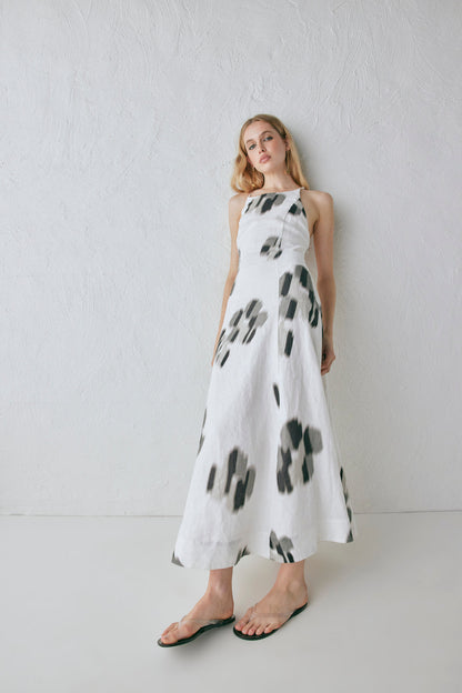 Stef Linen Maxi Dress Flor