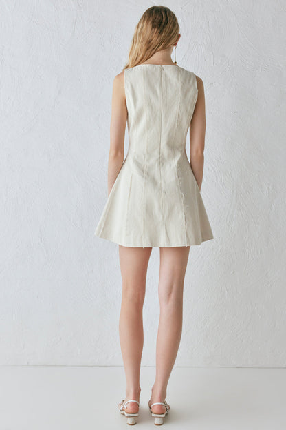 Chloe Mini Dress Oat