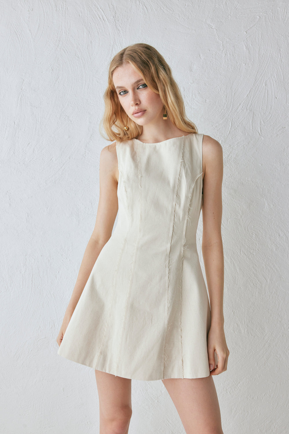 Chloe Mini Dress Oat
