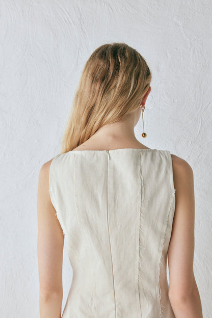 Chloe Mini Dress Oat