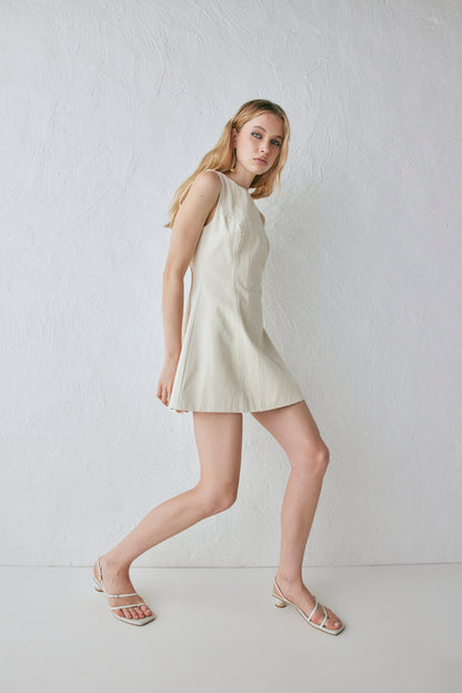 Chloe Mini Dress Oat