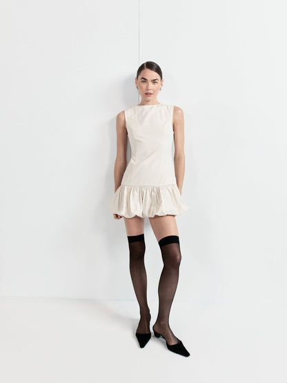 Vikki Mini Dress Cream