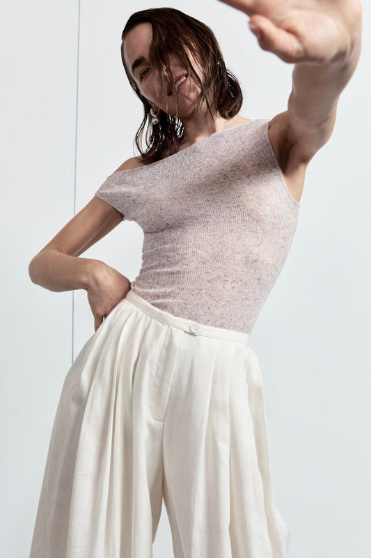 Kemi Knit Top Oatmeal