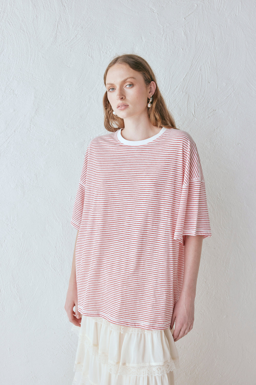Willow Tee Red Stripe