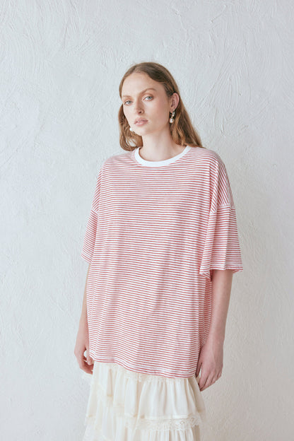 Willow Tee Red Stripe