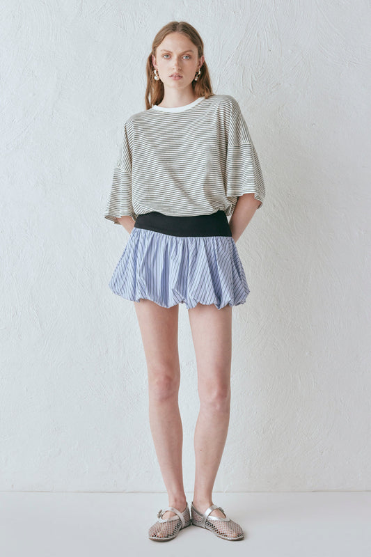Remy Skort Blue Stripe