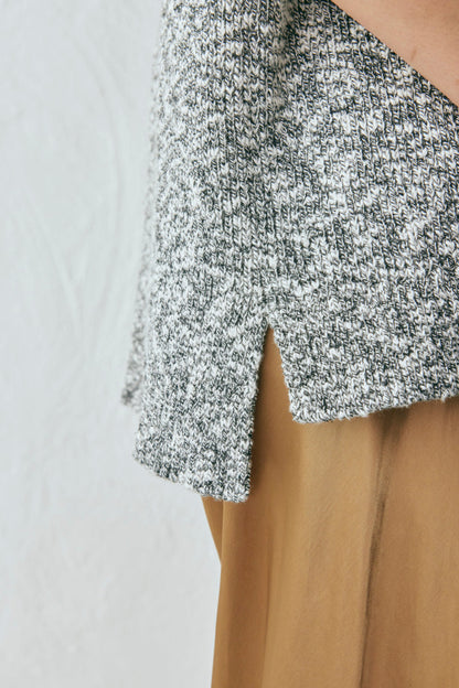 Shai Knit Vest Grey Marle