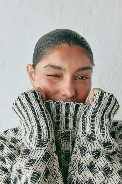 Sam Knit Jumper Check