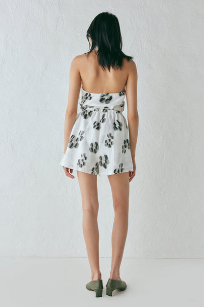 Annika Linen Shorts Flor