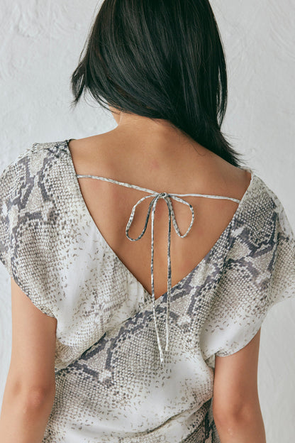 Nuri Mini Dress Snake