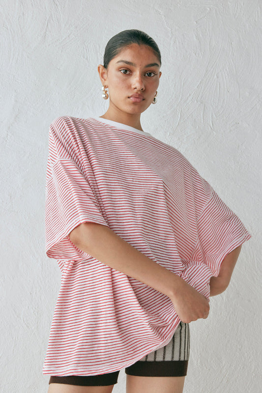 Willow Tee Red Stripe