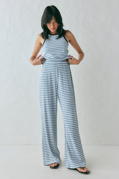 Imogen Pants Blue Stripe