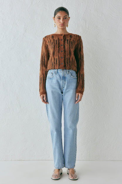 Ralph Knit Cardigan Brown