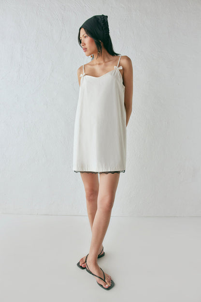 Silvia Mini Dress Cream