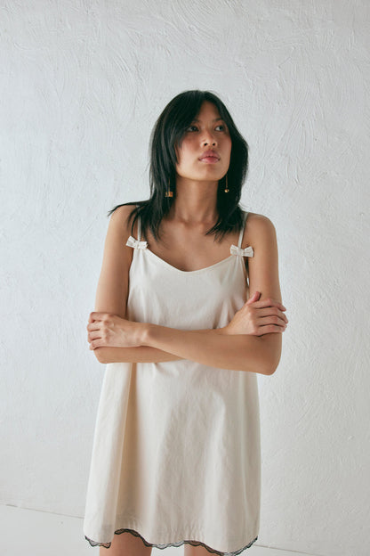 Silvia Mini Dress Cream