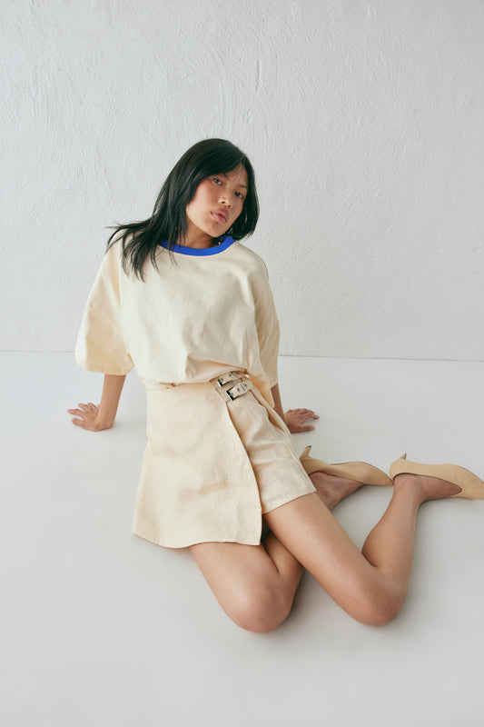 Zinia Skort Custard