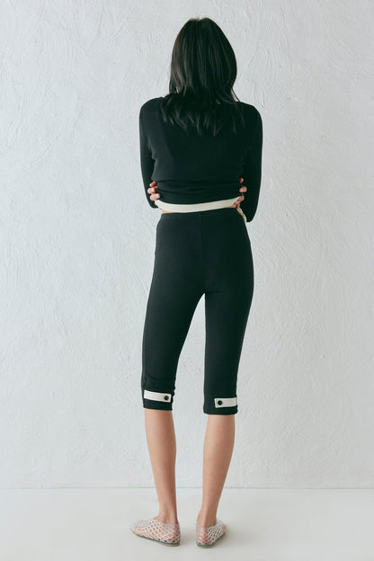Paola Capri Pants Black