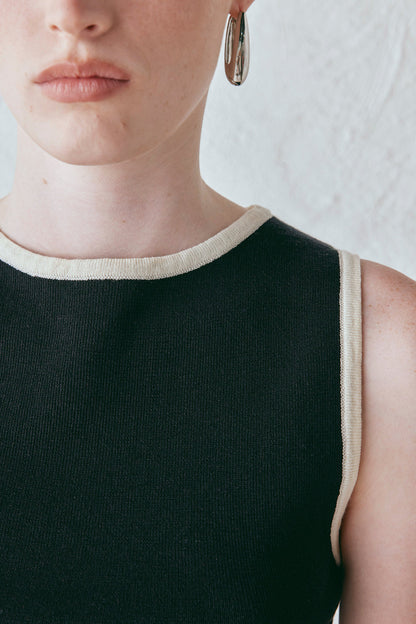 Ayla Knit Top Black