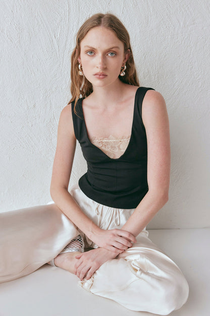 Elena Top Black