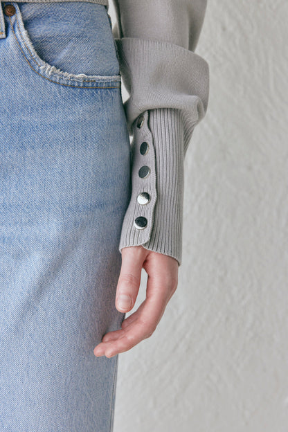 Sasha Knit Cardigan Grey