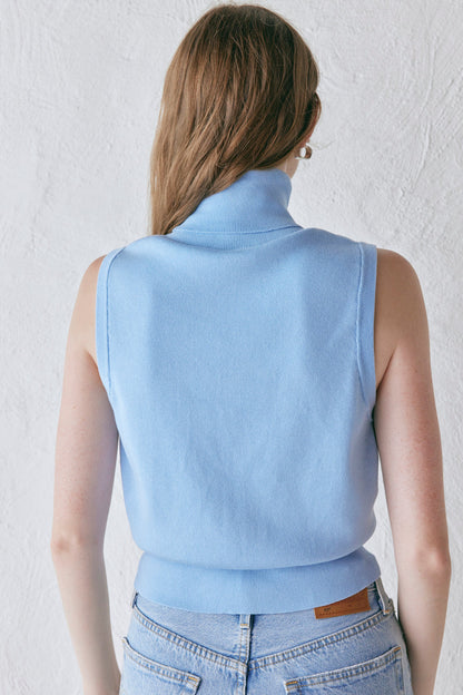 Rafael Knit Top Sky