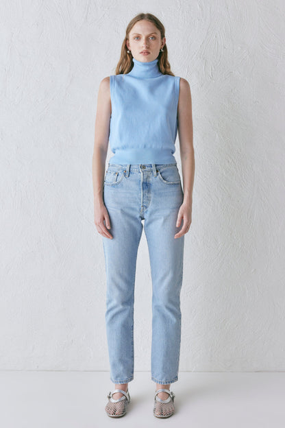Rafael Knit Top Sky