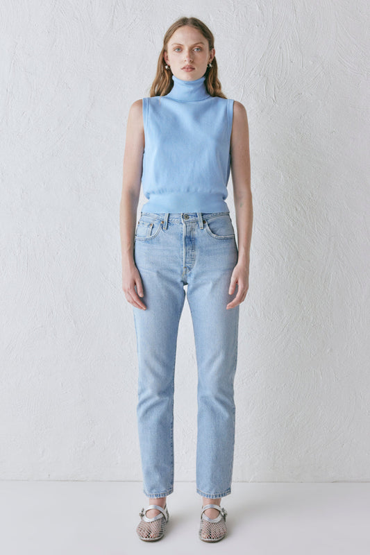 Rafael Knit Top Sky