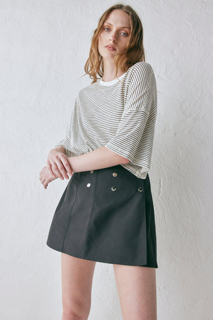 Giorgia Mini Skirt Black