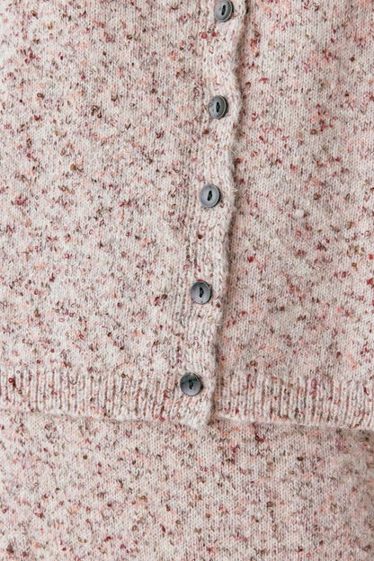 Anaya Knit Vest Pink Marle