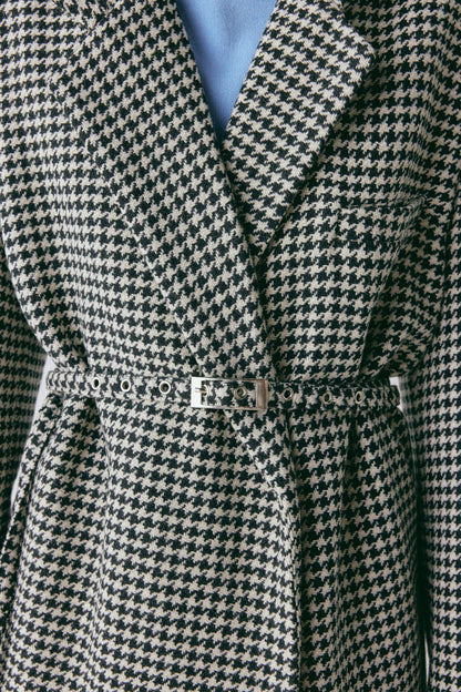 Yuja Wool Blazer Houndstooth