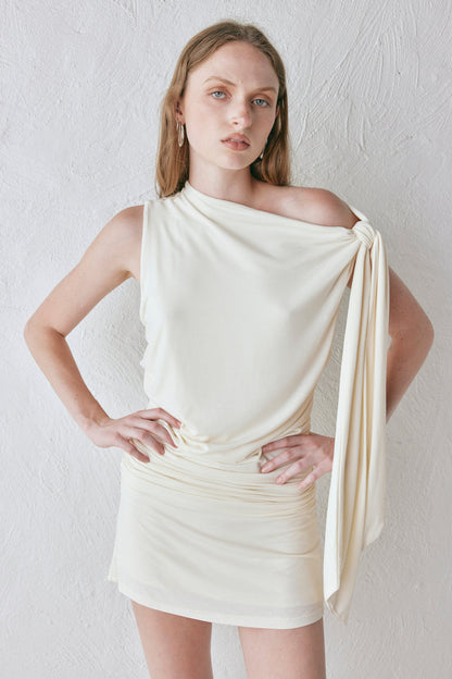 Jessi Mini Dress Cream