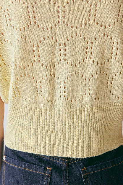 Charli Knit Cardigan Lemon