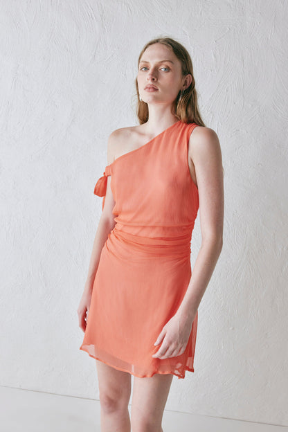 Luciana Mini Dress Coral