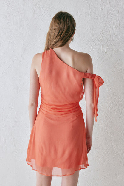 Luciana Mini Dress Coral
