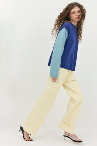 Clara Jumper Cobalt Splice