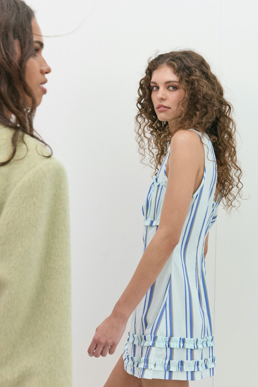Luisa Mini Dress Blue Stripe