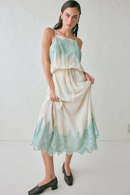 Valery Midi Dress Cream
