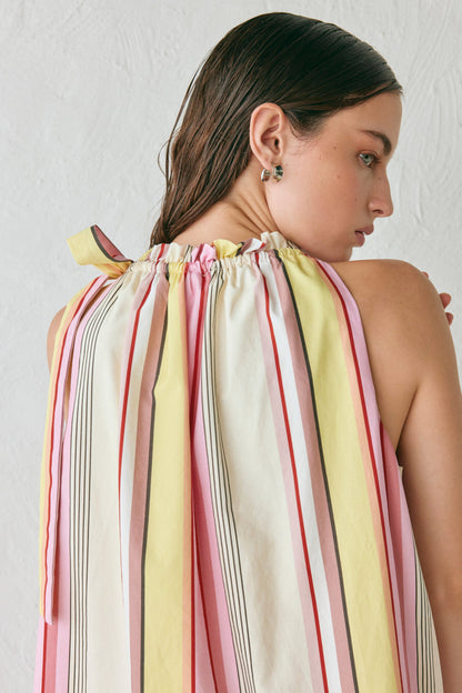 Lillian Halter Top Stripe